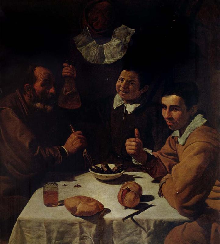 Diego Velazquez Luncheon oil painting image